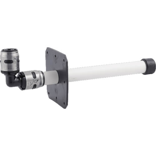 1/2" x 6" PEX Stub Out w/ Bracket, Cap and EvoPEX 1/2" 90 Elbow (12 Pack)