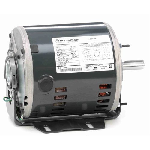 Main product image of 1/2 HP 460/200-230v Fan and Blower HVAC/R Motor, 3 PH, 1800 RPM, 56 Frame, DP