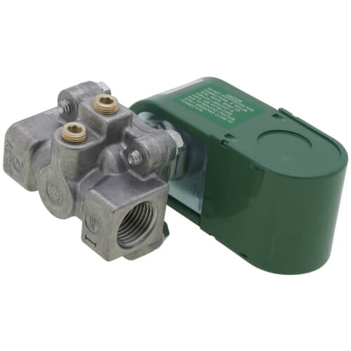 Main product image of 1/2" Threaded 2-Way Normally Closed High Pressure Direct Acting Gas Shutoff Valve (110/120V)