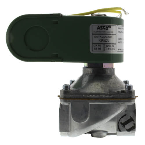 Main product image of 3/4" Threaded 2-Way Normally Closed High Pressure Direct Acting Gas Shutoff Valve (110/120V)