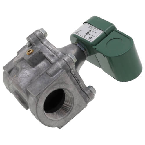 Main product image of 1-1/4" Threaded 2-Way Normally Closed Medium Pressure Direct Acting Gas Shutoff Valve (120v)
