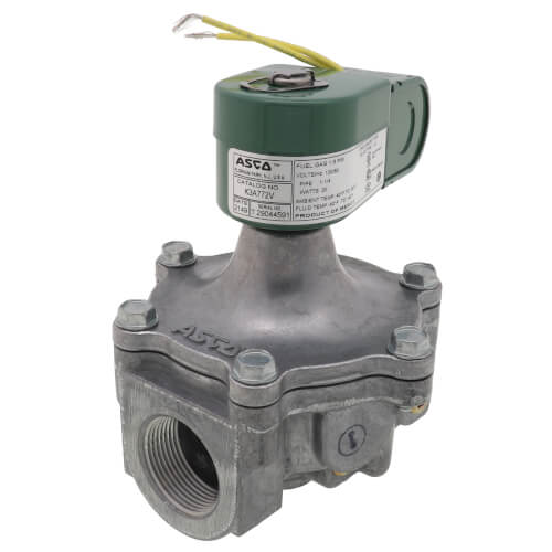 Main product image of 1-1/4" Threaded 2-Way Normally Closed Medium Pressure Direct Acting Gas Shutoff Valve (120v)