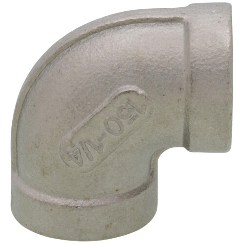 Main product image of T304 1/4" Stainless Steel 90° Elbow