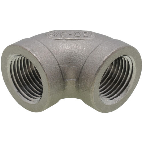 Main product image of T304 3/8" Stainless Steel 90° Elbow