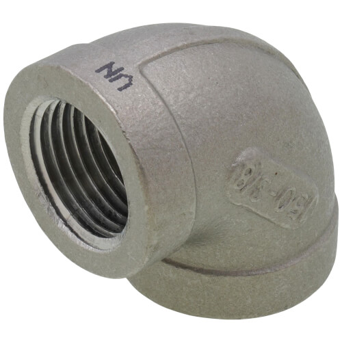 Main product image of T304 3/8" Stainless Steel 90° Elbow