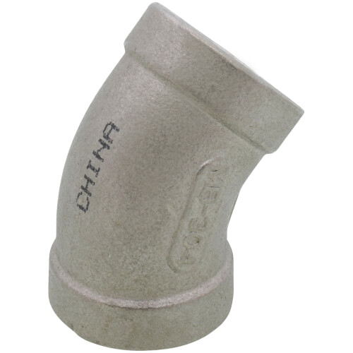 Main product image of T304 3/8" Stainless Steel 45° Elbow