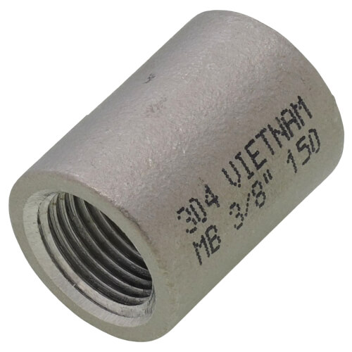 Main product image of T304 3/8" Stainless Steel Coupling