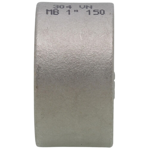 Main product image of T304 1" Stainless Steel Half Coupling