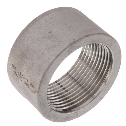 Main product image of T304 1-1/4" Stainless Steel Half Coupling