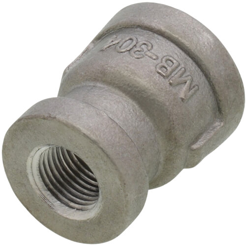 Main product image of T304 1/4" x 1/8" Stainless Steel Reducer Coupling
