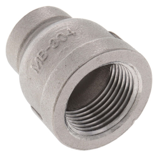 T304 3/4" x 3/8" Stainless Steel Reducer Coupling