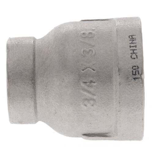 T304 3/4" x 3/8" Stainless Steel Reducer Coupling