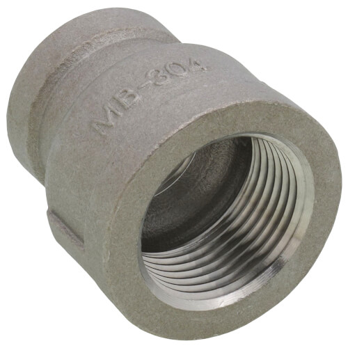 Main product image of T304 3/4" x 1/2" Stainless Steel Reducer Coupling
