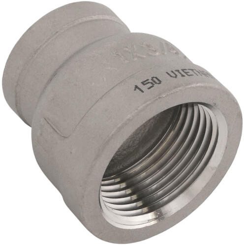 T304 1" x 3/4" Stainless Steel Reducer Coupling