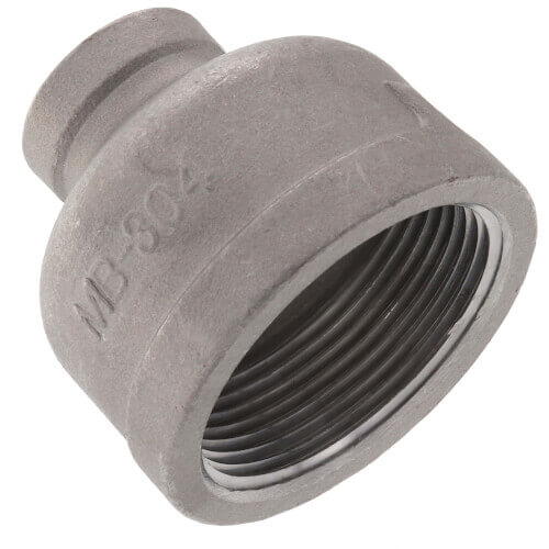 Main product image of T304 1-1/2" x 3/8" Stainless Steel Reducer Coupling