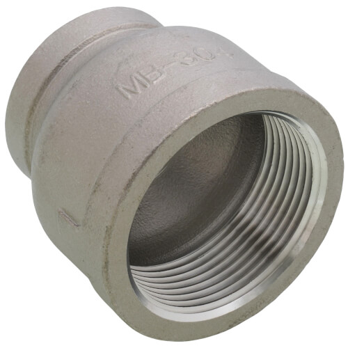 Main product image of T304 1-1/2" x 1" Stainless Steel Reducer Coupling