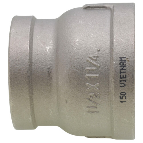 Main product image of T304 1-1/2" x 1-1/4" Stainless Steel Reducer Coupling