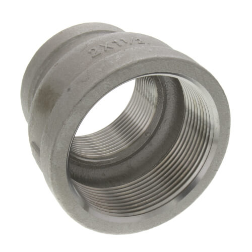 T304 2" x 1-1/2" Stainless Steel Reducer Coupling