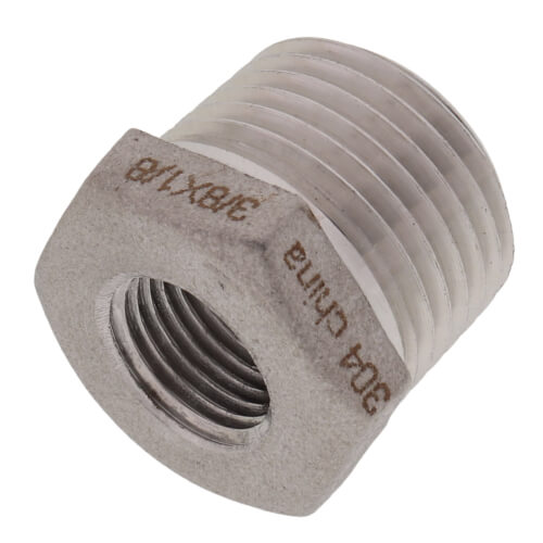 Main product image of T304 3/8" X 1/8" Stainless Steel Hex Bushing