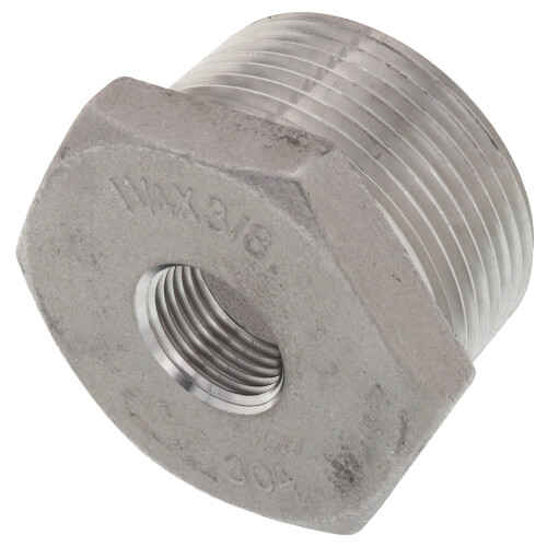 Main product image of T304 1-1/4" x 3/8" Stainless Steel Hex Bushing