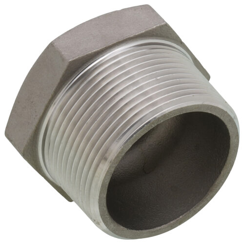 Main product image of T304 1-1/2" x 1/2" Stainless Steel Hex Bushing