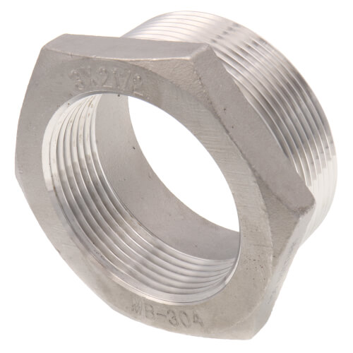 Main product image of T304 3" x 2-1/2" Stainless Steel Hex Bushing