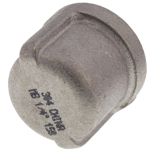 Main product image of T304 1/4" Stainless Steel Cap