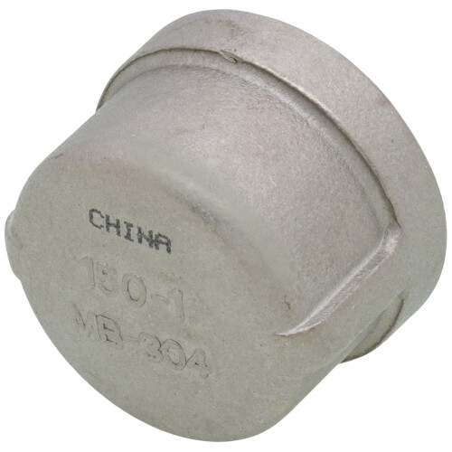 Main product image of T304 1" Stainless Steel Cap