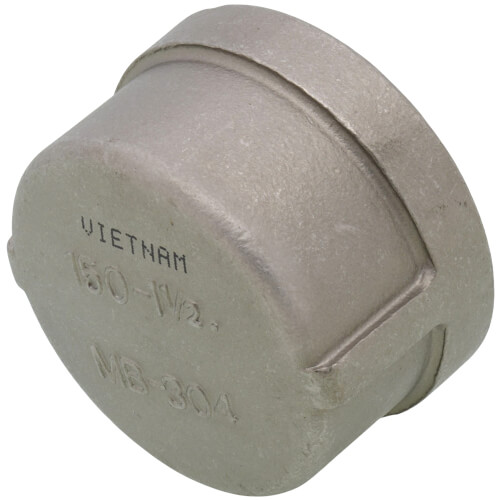 Main product image of T304 1-1/2" Stainless Steel Cap