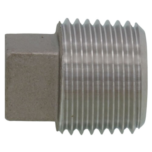 Main product image of T304 1/2" Stainless Steel Square Head Plug