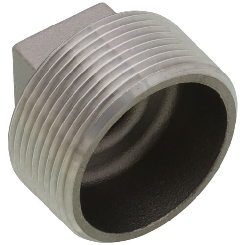 Main product image of T304 1-1/2" Stainless Steel Square Head Plug