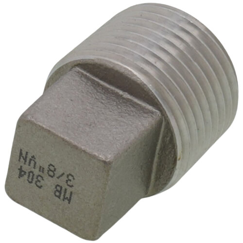 Main product image of T304 3/8" Stainless Steel Square Head Plug