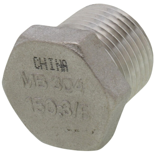 Main product image of T304 3/8" Stainless Steel Hex Head Plug