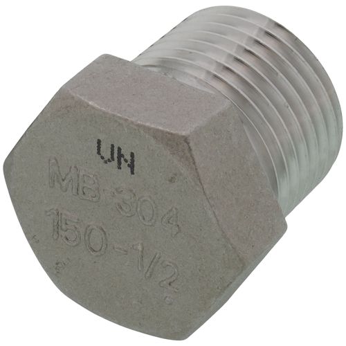 Main product image of T304 1/2" Stainless Steel Hex Head Plug