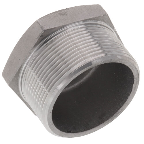 Main product image of T304 2" Stainless Steel Hex Head Plug