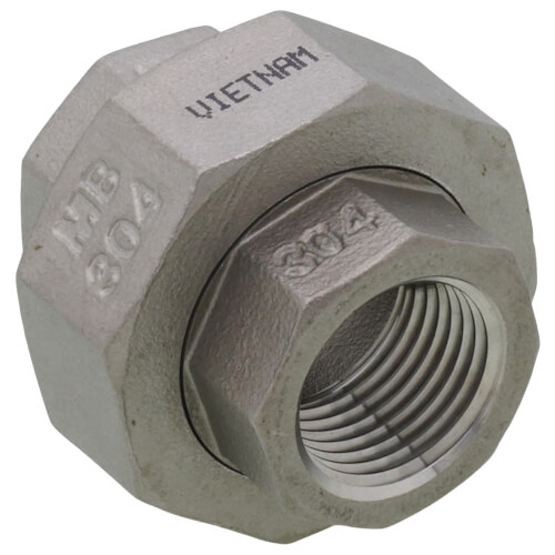 Main product image of T304 1/2" Stainless Steel Union