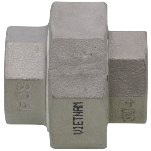 Main product image of T304 1/2" Stainless Steel Union