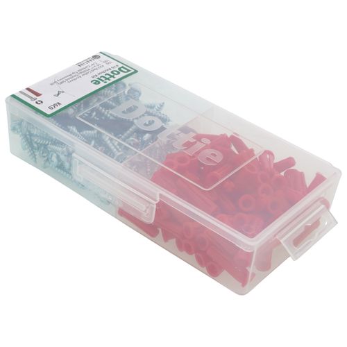 Main product image of #10 Red Conical Anchor Kit w/ Pan Head Combo Drive Screws (201 pieces)
