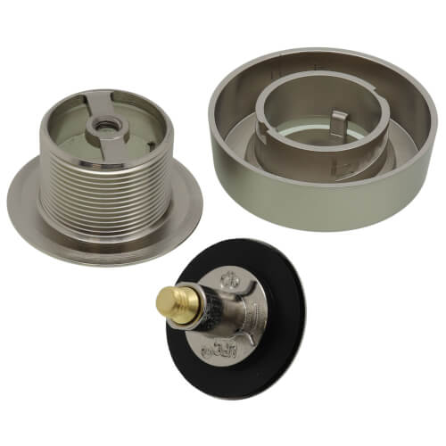 Main product image of True Blue Trim Kit w/ Push n' Pull Stopper & Finished Drain Spud (Brushed Nickel)
