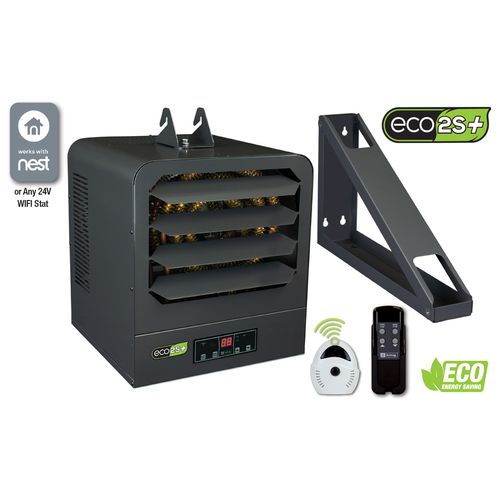 Main product image of KB ECO2S+ 1-Phase Unit Heater with Remote Sensor, 24V Remote Thermostat Control Connectivity (240V, 5KW)