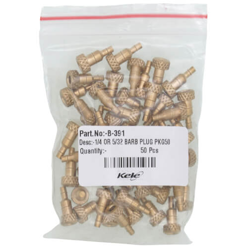 Main product image of 1/4" Barbed Plug (50 units)
