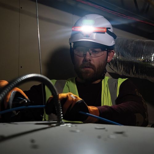 Main product image of Wide-Beam Headlamp w/ Mount for Hard Hat
