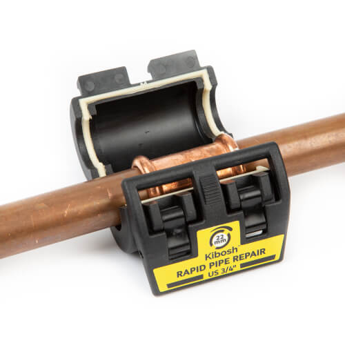 KIB22BKR Kibosh KIB22BKR 3/4" Emergency Pipe Repair Clamp