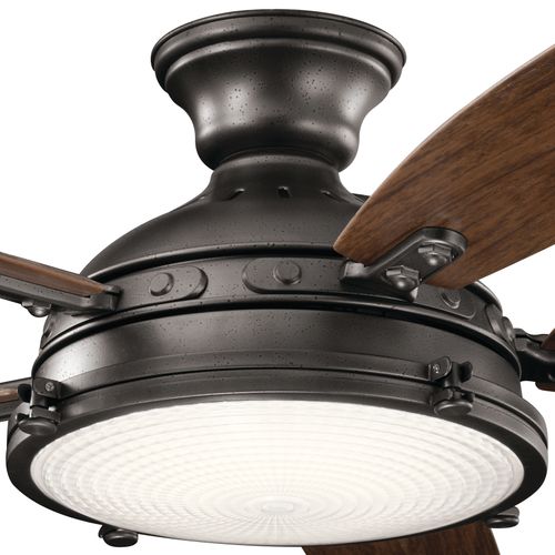 Main product image of Hatteras Bay LED 3000K 52" Fan (Anvil Iron)