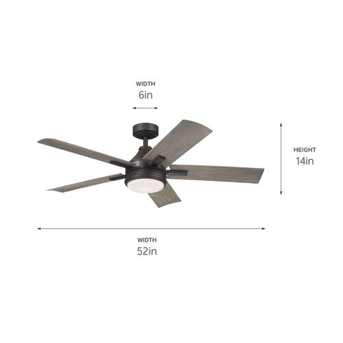 Main product image of 52" Tide Ceiling Fan (Olde Bronze)