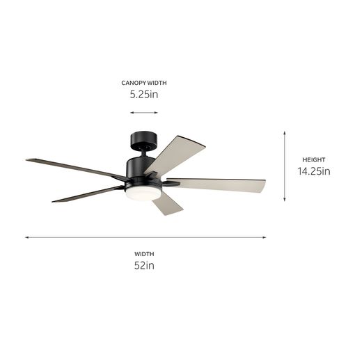 Main product image of Lucian LED 3000K 52" Fan (Satin Black)