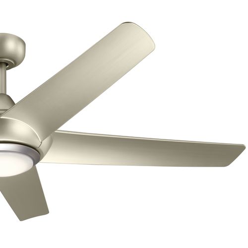 Main product image of Kapono 52" LED Ceiling Fan w/ Frosted White Polycarbonate Lens (Brushed Nickel)