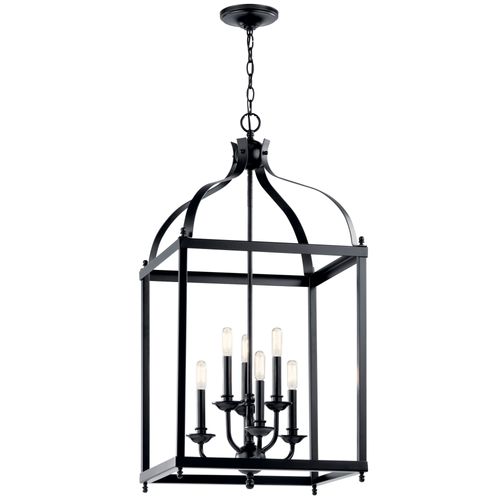 Main product image of Larkin 36.25" 6 Light Pendant (Black)