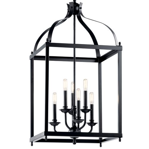 Main product image of Larkin 36.25" 6 Light Pendant (Black)