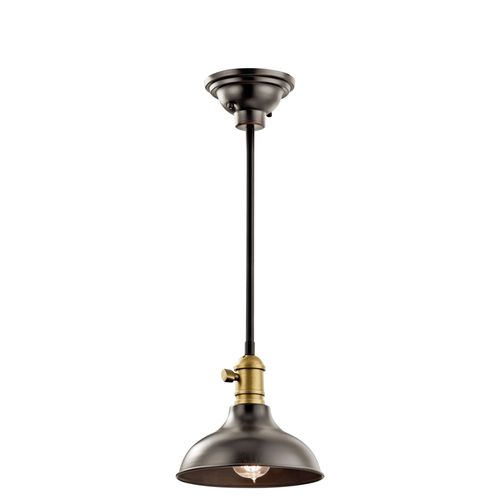 Main product image of Cobson 8" 1 Light Convertible Mini Pendant (Olde Bronze)